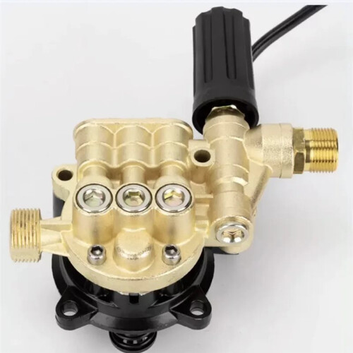 Portable Car Washing Machine Pump  Assembly with 12-Pillar Pressure Regulator with Meter 1