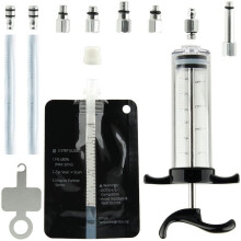 Kit D'Outils de Vidange D'Huile NFOX en Aluminium, 14 Pièces, pour Vélo, Scooter Électrique, Freins Hydrauliques, Disques de Freins et Échappement