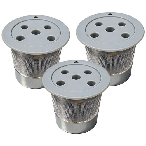 Reusable K Cups for  K-  Coffee Maker Reusable Stainless Steel Coffee Filter Cup (5-Hole ) 3PCS