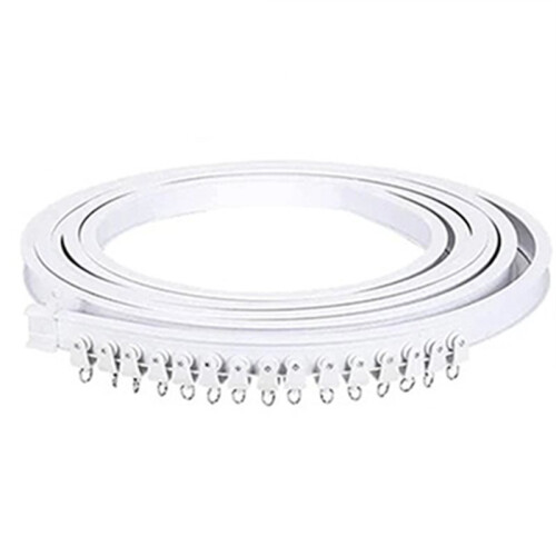Flexible Bendable Ceiling Curtain Track, , Ceiling Mount for Curtain Rail with Track for Room Divider