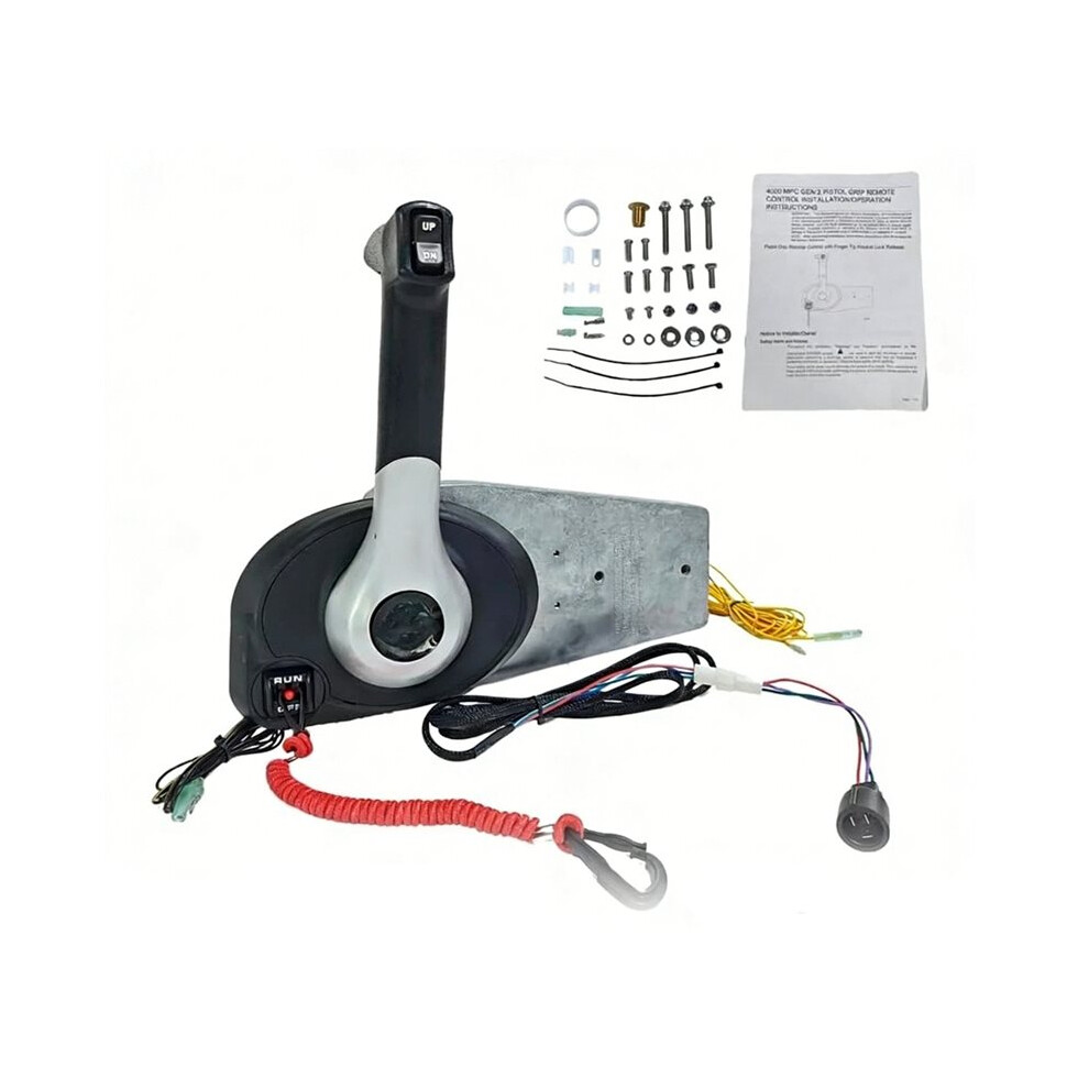 Boat Throttle Control 883710A02 Boat Control Box W/4 Pins Outboard Control Box With Emergency Lanyard For Mercury Engine 4712872106518