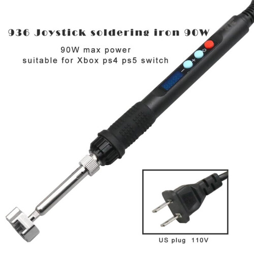 936 Joystick Soldering Iron Tip 90W Suitable for  Ps4 Ps5  Pro Controller Disassembly Repair Tools B US Plug 2