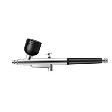 (Black) Airbrush Mini Spray Gun for Painting Model Cake Paint Spray Gun 0.3mm Nozzles Portable Air brush Spray Gun with Cleaning Kit