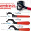 10pcs Coilover Spanner Wrench Set for Suspension System and Shock Adjustment, Non-Slip Hook C Design 8