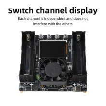 5V Dual Channel 18650 Batterijcapaciteitstester met Oververhittingsbeveiliging en Spannings-Stroomcurveweergave