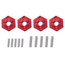12 mm Kombinierer Rad Naben Sechskant Adapter Aus Aluminium Legierung für 144001 1/14 RC Auto Ersatz Teile, Rot