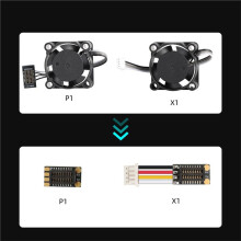 DIY TZ Water Hotend for Upgrade for X1 X1C 3D Printer Use with Metal Extruder to Reduce Clogging