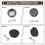 2Pcs Solar Light Replacement Top LED Solar Panel Lantern Lid for Outdoor Hanging Lanterns IP65 Waterproof 6
