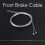 Front Rear Bicycle brake cable Wire 2 Pcs for Bicycle Bike 9