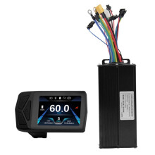 Sine Wave Tri-Mode Controller 36V-52V 40A Controller+T24 LCD Color Meter for E-Bike Electric Scooter