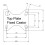 Parnells 80mm 3" castor blue rubber fixed strong 560kg capacity, set of 4 4