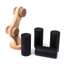2-Lagers Massivt Trä Smycken Display Stativ Armband Klockorganisering FöRvaringsstäLl Smycken Packning Display Rekvisita FäSte, 2