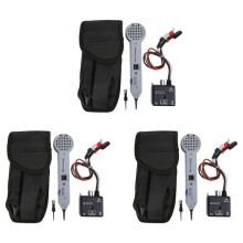 3X Testeur de Circuit de Traceur de Fil 200Ep Générateur de Tonalité de Câble Haute Précision Kit Amplificateur Inductif et Sonde avec Réglable