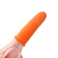 2X Gardening Silicone Thumb Knife with Finger Cots Thumb Knife Picker for Fruits Vege-L