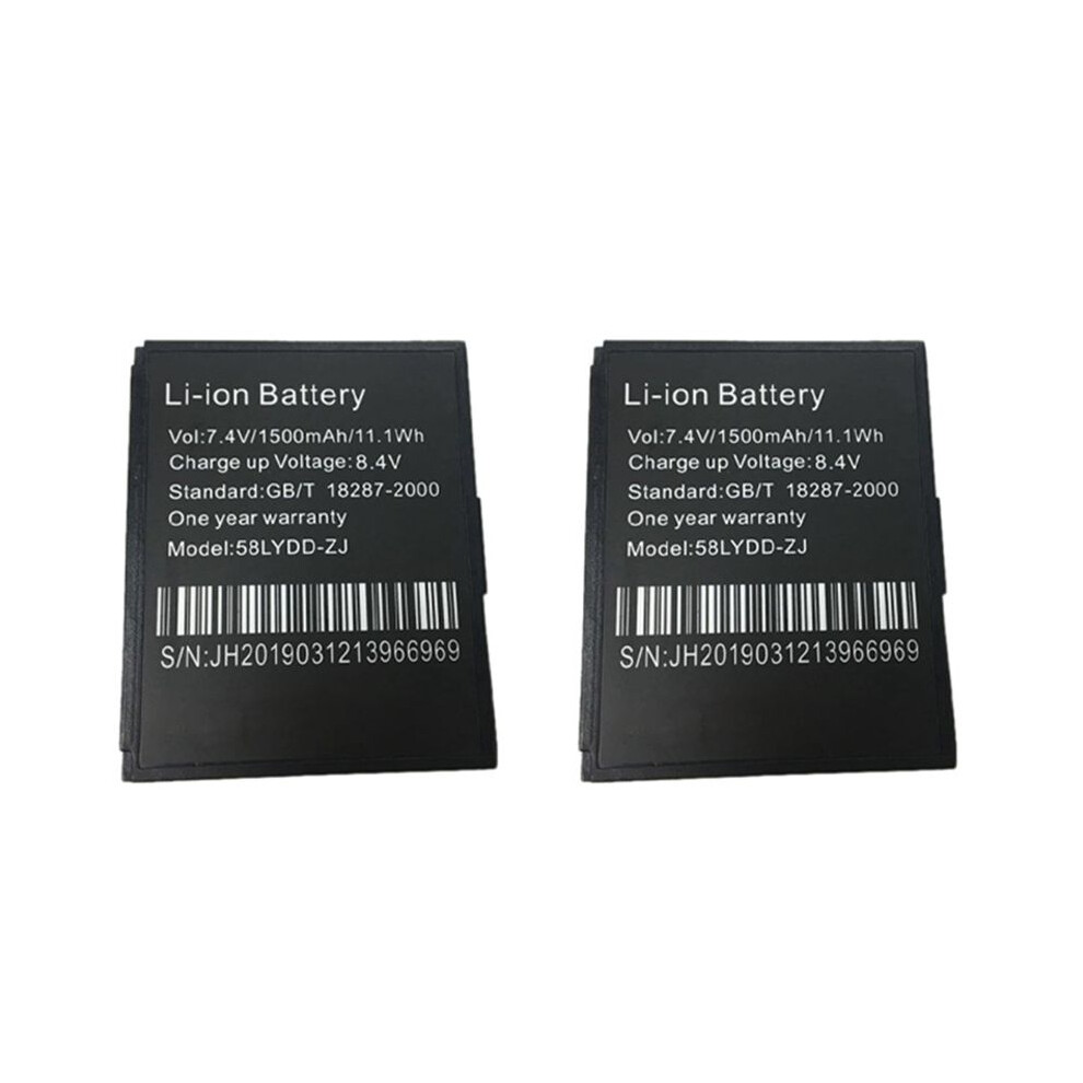 2X Battery For Zjiang Zj-5805 58Mm Pos Receipt Thermal Printer Printer 4711071876741