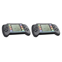 2X Pocket Handheld Video Game Console 3.5in LCD  Portable Brick Game Player with Built-in 23+26 Games (Black)
