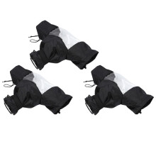 3X Waterproof Camera Raincoat Nylon Transparent Tpu Rain Cover Dustproof Protector for Dslr Camera for //