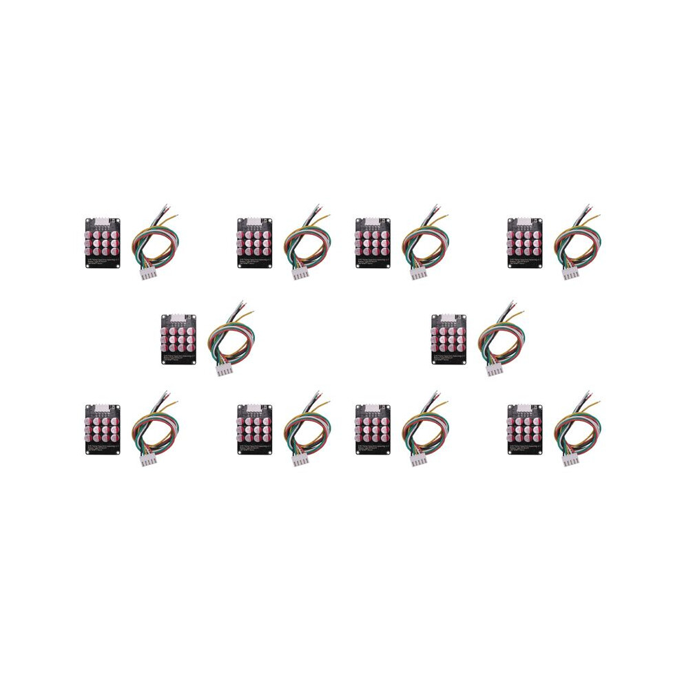 10X 4S 5A Whole Group Balancer Active Bms Board Lithium Lipo Lifepo4 Battery Equalizer Transfer Capacitor 6032762753027