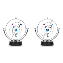2X Kinetic Art Asteroid - Elektronische Perpetuum Mobile Desk Toy Woondecoratie