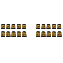 20 Stück Ferrules Spitzengröße 0,370 Sleeve Ferrule für Golfeisen Hochwertige Schlägerschäfte Zubehör Gold