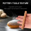 2Pcs Clay Modeling Pattern Rollers, Cobblestone Wood Grain Pattern Clay Rolling Pin Textured Hand Roller Pottery Tools 1
