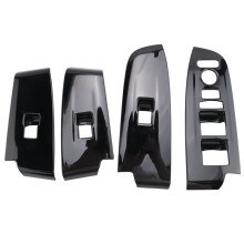 Car Glossy Black Window Glass Lift Button Cover Trim Door Armrest Panel for HRV HR-V Vezel 2021 2022 LHD