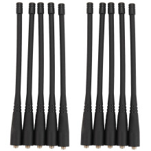 10Pcs Dual Band Sma-Female 17cm Length Antenna for Uv-5R Uv-82 -3 Uv-9R Walkie Talkie