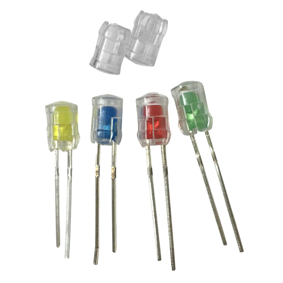 200Pcs 5Mm Led Emitting Diode Lampshade Guide Column Cap Protective Cover Led Transparent Lamp Cap Light 6033335437245