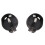 10pcs Black Round Button Battery Holder Case for CR2032 2016 2025 2