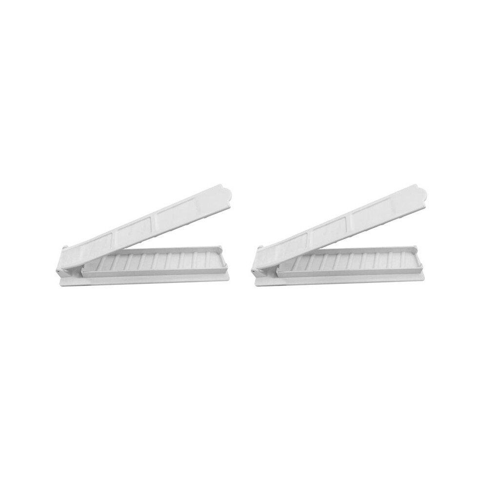 2X Single Row Kebab Maker Bbq Meat Skewer Machine Kebab Press Maker Reusable Bbq Skewer Maker Kebab - White 6033997720891