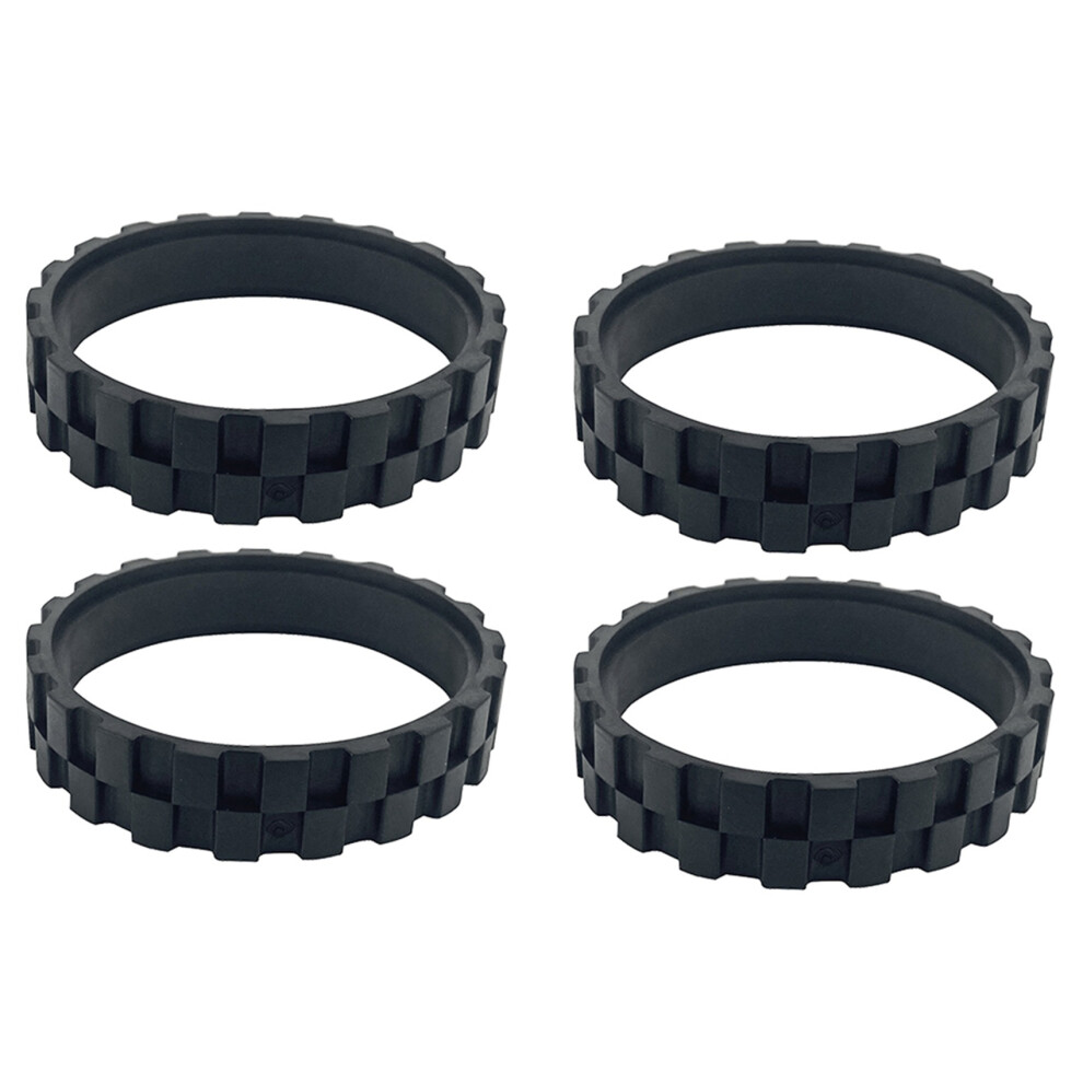 4Pcs For S5/T6/T7 Accessories Walking Wheel Tire Skin Replacement Robot Vacuum Cleaner Parts Black 6033145576219
