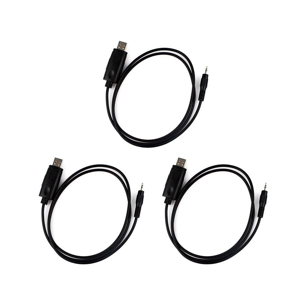 3X Usb Programming Cable For Gp88s Gp2000 Gp3688 Gp3188 Cp040 Cp160 Cp200 Ep450 Walkie Talkie 6033390338679