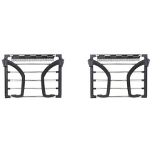 2X Balkon Trockenschuhständer Faltfenster Windeltrockner Wäscheständer Wäschetrockner, Indoor Handtuchhalter 40cm