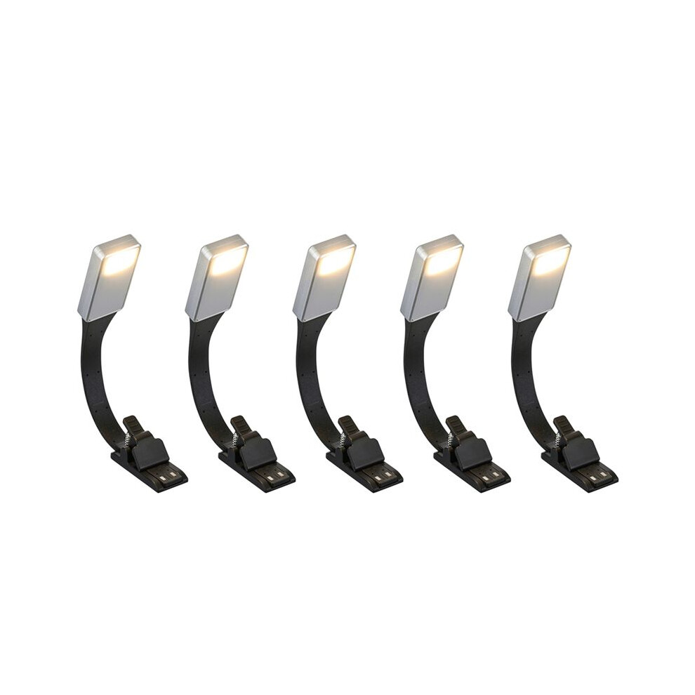 5X Rechargeable E-Book Led For Paper New Usb Reading Lamp Book Lamp Clip Light 4713010306753