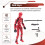Robot Action Figure, 3D Printed with Full Articulation for Stop Motion Animation Red 6