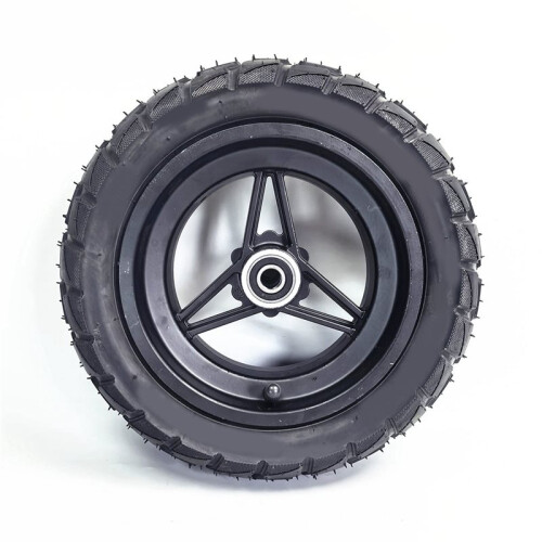 Pneu Sem Câmara 90/55-6.5 para Uso Fora de Estrada com Freio A Disco, Conjunto de Roda Dianteira para Scooters Elétricas de 11 Polegadas, Diâmetro 2