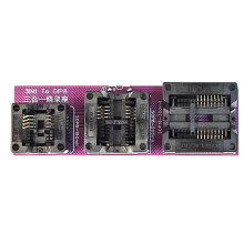 For RT809H.F Programmer Sockets Narrow-Body and Wide-Body SOP8/SOP16 3in1 Spring-Loaded to DIP8 Adapter