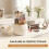 360 Rotation Silverware Organizer for Kitchen Counter,Utensil Holder Box Silverware Box Holder for Party 8