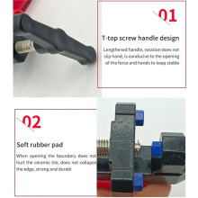 Set di Taglierina per Vetro Multifunzione e Divisore per Piastrelle Apri Piastrelle In Ceramica Manuale Strumento per Taglio Vetro DIY