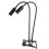 Clamp Type Adjustable LED for  Lamp Source S for LAB Industrial Stereo Trinocular Microscope US Plug 3