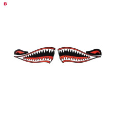 (B) Autocollants Dents de Requin pour Kayak et Canot