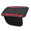 Premium Leather Armrest Pad With Sparkling Diamonds-black red 1