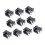 Packung mit 10 Stück RJ45-Ethernet-Buchsenbuchsen, 1