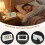 Clock Triangle LED Screen Lectronic Digital Alarm Screen Desktop Clock for Home Office Table Bedroom Decor White 3
