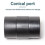 70123 4-Inch Dust Hose Connector W/Quick Connect Splice Adapter, ABS Plastic 3