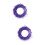2Rouleaux Ruban Violet Polyester Feuille Décoration Cadeau DIY Chic 6