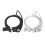 2Pcs Folding Bicycle  Pipe Clamp with Quick Release Lever  Behalf is Suitable Sp8 Pipe Clamp with 40mm, Black 2