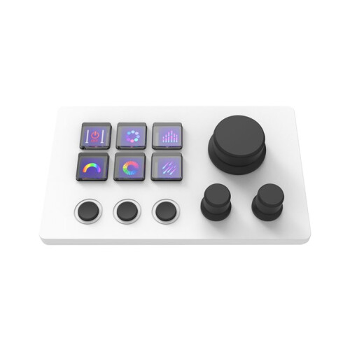 For StreamDeck Virtual Keyboard LCD Button 6 Keys Live Content Creation Controller Custom Button for Windows/Android/IOS 2