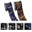 4Rouleaux Ruban Cadeau Polyester Bleu -Café Décor Bouquets DIY 2