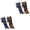 4Rouleaux Ruban Cadeau Polyester Bleu -Café Décor Bouquets DIY 4